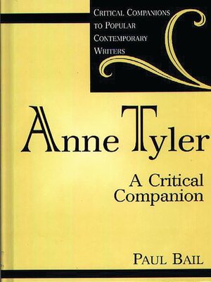 cover image of Anne Tyler